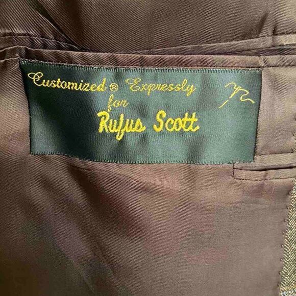 HF HICKEY-FREEMAN Bespoke BILL WALKER CLOTHIER Size 54 RUFUS SCOTT - Picture 5 of 13